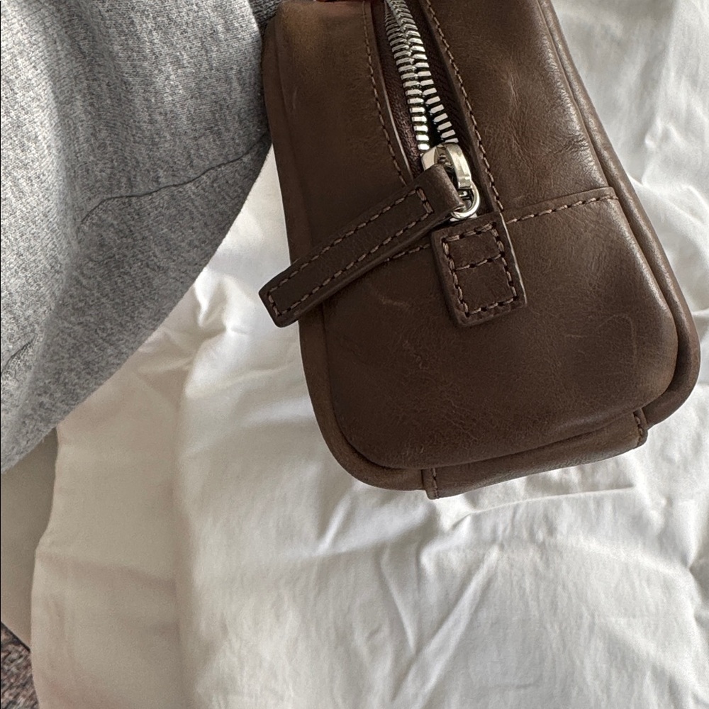 SOFT BOSTON EW_washed brown pull-up bag - Picture 7 of 8